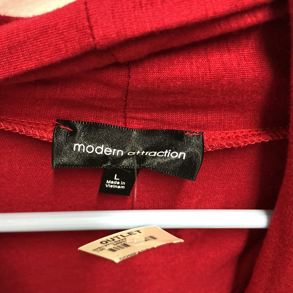 Red smock jacket - Picture 2 of 2
